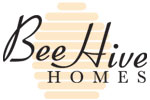  Bee Hive Homes Screen Printed Pullover Hooded Sweatshirt | Bee Hive Homes   