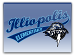  Illiopolis Elementary Pique Knit Polo Shirt | Illiopolis Elementary   