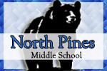  North Pines Middle School Embroidered Ladies Dri Mesh V-Neck Polo | North Pines Middle School  