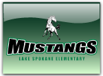  Lake Spokane Elementary Medium Length Apron - Screenprint | Lake Spokane Elementary  