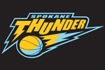  Spokane Thunder Embroidered Ladies Dri Mesh V-Neck Polo | Spokane Thunder Girls' AAU Basketball  
