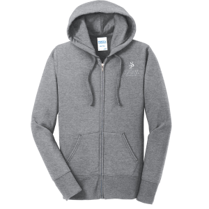 Port & Company Ladies Classic Full-Zip Hooded Sweatshirt