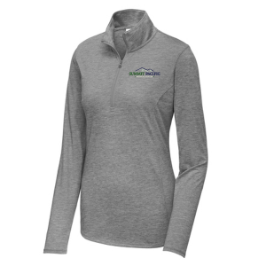 Sport-Tek Ladies PosiCharge Tri-Blend Wicking 1/4-Zip Pullover. LST407