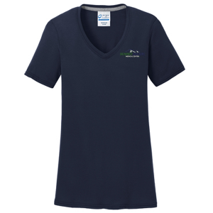 Port & Company Ladies Essential Blended Performance V-Neck Tee