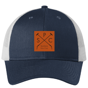 Spokane Polo Club Low-Profile Snapback Trucker Cap.