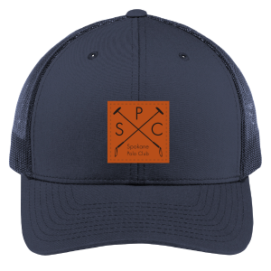 Spokane Polo Club Retro Trucker Cap. 