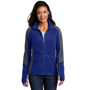 Port Authority Ladies Colorblock Microfleece Jacket