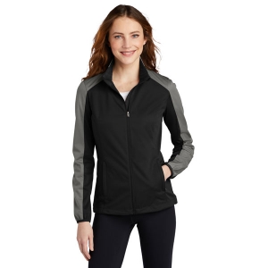 Port Authority Ladies Active Colorblock Soft Shell Jacket. L718