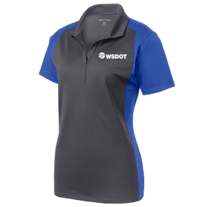 Sport-Tek Ladies Colorblock Micropique Sport-Wick Polo