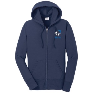 Ladies Classic Full-Zip Hooded Sweatshirt