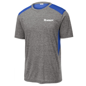 Sport-Tek PosiCharge Tri-Blend Wicking Draft Tee. ST410