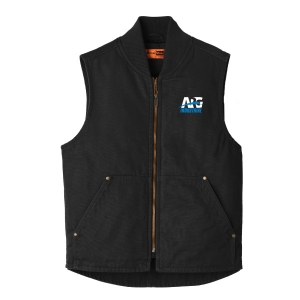 Washed Duck Cloth Vest