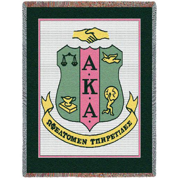 Alpha Kappa Alpha Tapestry Throw | Afghan Throws