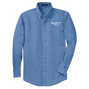 Facility Services - Tall Long Sleeve Denim Shirt