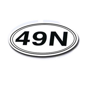 49 degrees North - Sticker | 49 Degrees North