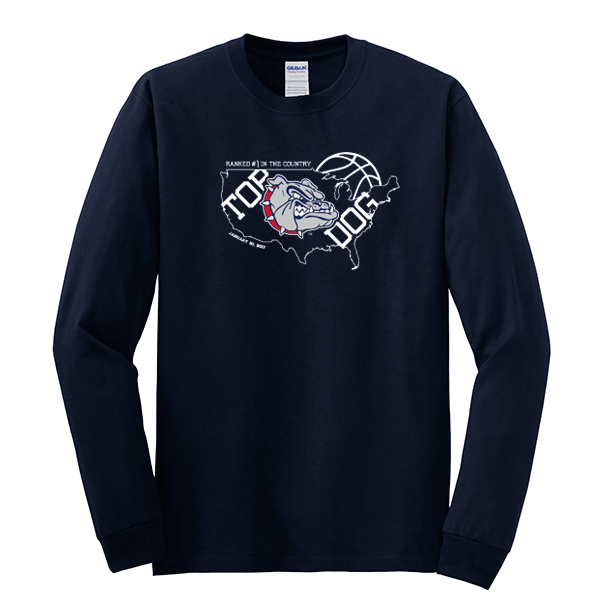 gonzaga long sleeve shirts