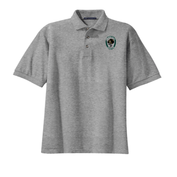 pique knit polo shirt