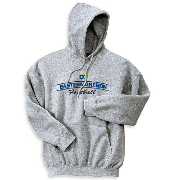 EOU Football Pullover Hooded Sweatshirt | Eastern Oregon University Sports