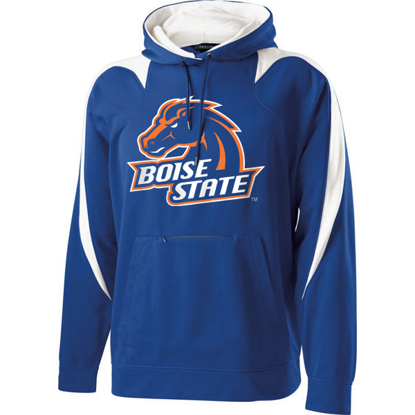 Boise State Broncos Screen Printed Chaos Performance Fleece Pullover ...