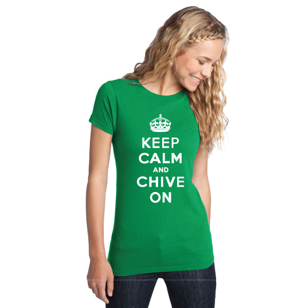 What does this symbol mean? Keep-calm-and-chive-on-junior-ladies-fitted-tshirt